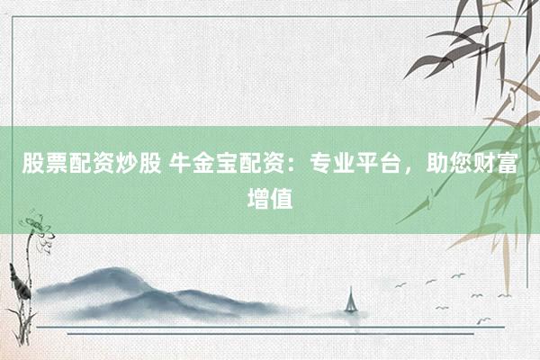 股票配资炒股 牛金宝配资：专业平台，助您财富增值
